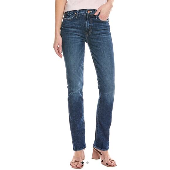 MOTHER Women’s Sz 32 The Rascal Skimp Yee Haw Straight Jean - Picture 2 of 10